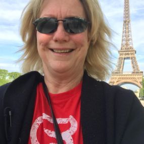 CycleBar in Paris at the Eiffel Tower with Meg Osborne