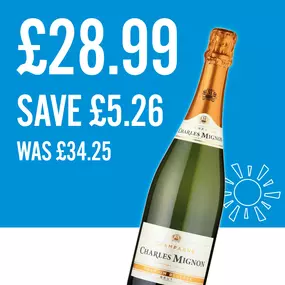 Charles Mignon Champagne only £28.99