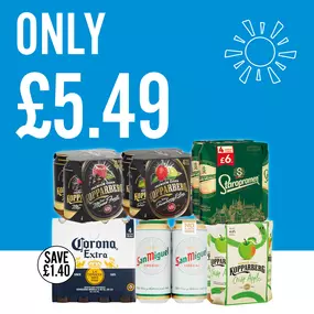 4 packs from only £5.49