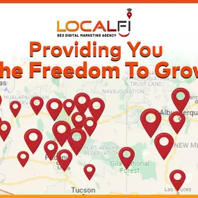 At LocalFi, we step in as your Marketing Wing to help grow your business to new heights. At LocalFi, we serve local businesses from various industries across the United States, helping them increase traffic coming in and, most importantly, revenue.