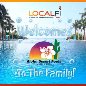 The LocalFi Family is continuing to grow and is excited to announce Aloha Desert Pools as one of our newest members! We're excited to help connect people with a pool company you can trust for your pool equipment diagnoses, repair and replacements. Visit our website to find out how you can become a part of the LocalFi Family!