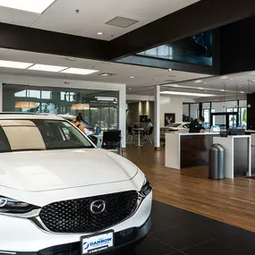 The service department at Russ Darrow Mazda of Madison.