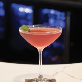 The Muse, one of our specialty cocktails inspired by our muse Audrey Munson.
