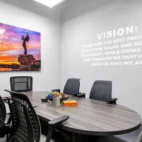 Conference Room and our Vision Statement