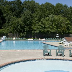 Two Large Swimming Pools To Cool Off In