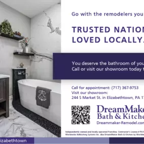 We'll soon be featured in Susquehanna Style Magazine's March issue! Call DreamMaker Bath & Kitchen today if you are ready to start that bathroom remodel you've been thinking about.