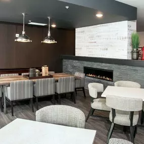 Clubhouse With Modern Lighting