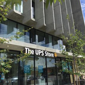 Here is a street facing view of The UPS Store on Park Blvd! We are in the newest Jonathan Segal building on Park and Polk Blvd. Serving North Park, University Heights, and Hillcrest neighborhoods.