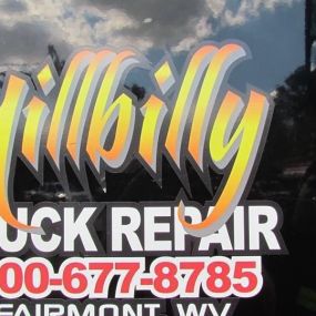 Hillbilly Truck Repair and Towing | (800) 677-8785 | Fairmont | 
Commercial Truck Towing | Police Impounds | Private Property Impound (Non-Consensual Towing) | Wide Loads Transportation | Loadshifts | Compressors Movers | Excavators Movers | Bull Dozers Movers | Boom Lifts Movers | Auto Transports | Dually Towing | Flatbed Towing | School Bus Towing | Wrecker Towing | Box Truck Towing | Heavy Duty Towing | Light Duty Towing | Medium Duty Towing | 24 Hour Towing Service | Motorcycle Towing | Limo