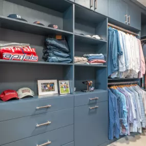 Custom closet. Organized closet.