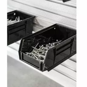 Thinking about a garage upgrade? Think about our TrackWall! With it, you can use these clever Storage Bins to keep all the small stuff sorted!