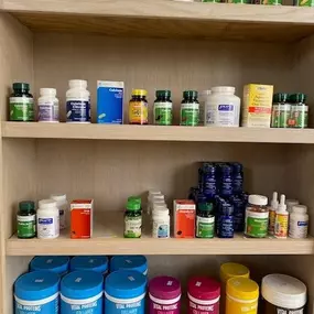 Some of the products found at Live Well Pharmacy