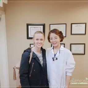 Photo with Patient - Bellevue Park Dental Family Cosmetic Implants Invisalign Braces