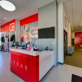 The entrance area at CycleBar Beachwood.