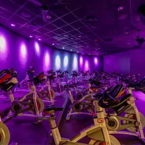 Inside the CycleTheatre at CycleBar Beachwood.