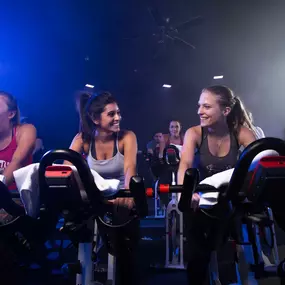 A CycleBar ride is an energizing party on a bike!