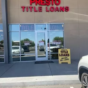 Prescott Valley Location, Store front image.