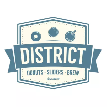 Λογότυπο από District: Donuts. Sliders. Brew.