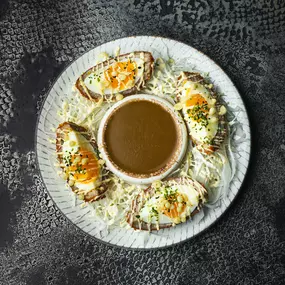 SCOTCH EGG, KATSU CURRY, NORI