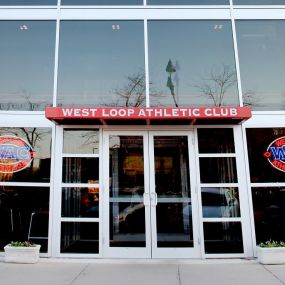 West Loop Athletic Club front entrance