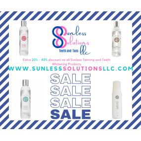Sale on Sunless Products and Teeth Whitening Products