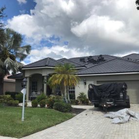 Completing another tile re-roof project!
