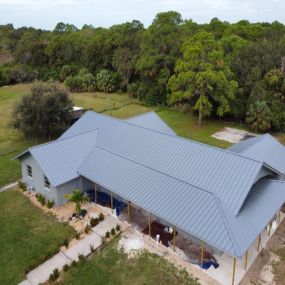 Standing Seam metal roof by Kingdom Roofing!