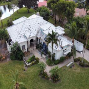 Large tile project in Ft. Myers dried in and ready for tile load!