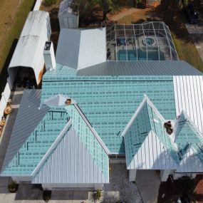 Kingdom Quality Standing Seam metal roof in progress!