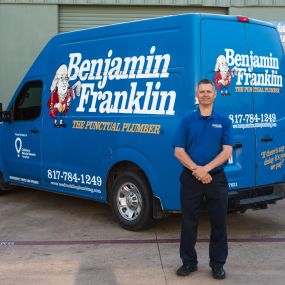 Benjamin Franklin Plumbing of Fort Worth & Arlington Texas area service plumber.