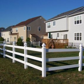 Vinyl Paddock Fence