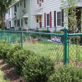 Fabric Coated Chain Link Fence