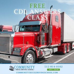 CDL License training Austin, Texas. Get your CDL license to drive a commercial truck at our Austin school, Community Truck Driving School. Call: 833-814-0102. https://www.communitytruckdrivingschool.com/