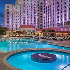 Overview of Pool at Harrah's Gulf Coast at Harrah's Gulf Coast.