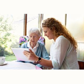 The Social Care program helps seniors learn how to use social media and other digital tools in order to stay in touch with friends and family.