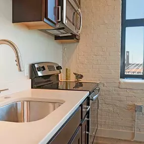 Kitchen with a view and natural light