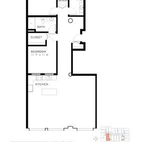 Brix Apartments 2 Bedroom Floor Plan 1401 Sq Ft