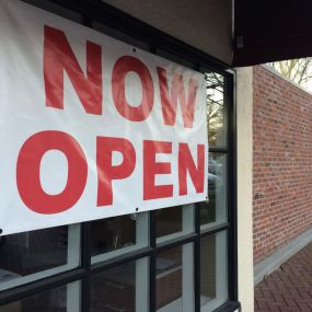 Custom Now Open Signs and Banners