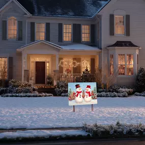 Custom Winter Yard Signs