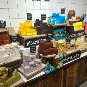 Fresh cut handmade soaps