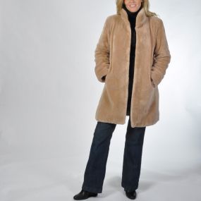 Tan Shearling fur coat