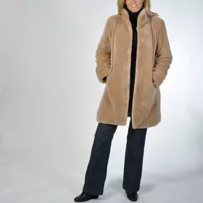 Tan Shearling fur coat