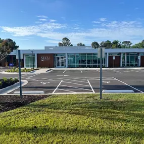 Outside view of the State Employees' Credit Union Morehead branch