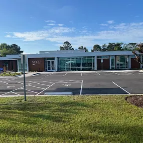 Outside view of the State Employees' Credit Union Morehead branch