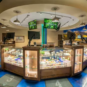 Cannabis Order Counter inside the Lightshade Federal Heights Dispensary