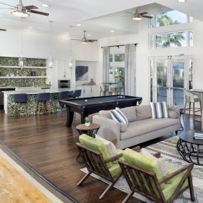 Enjoy this space and get in a game of billiards or shuffleboard.