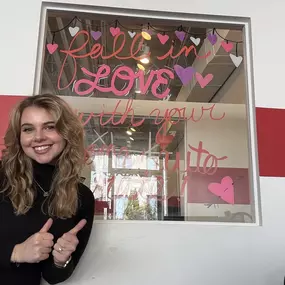 Happy Valentine's Day from Dan Barracliff State Farm! To celebrate the season of love, we decorated the windows in our Decatur and Norcross office locations! Even our remote team members were sure to celebrate, too. We're here to protect you and your valentine! To see how we can help you and your loved ones realize your dreams, or to simply check out our artist's work, come visit us any time during regular business hours!