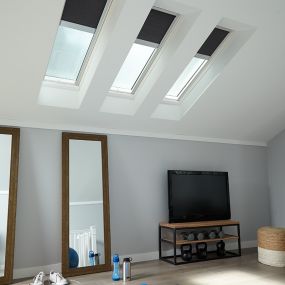 Bonus Room Conversion using VELUX Skylights. Contact G. Fedale Roofing & Siding to learn more.
