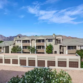 Exterior garage