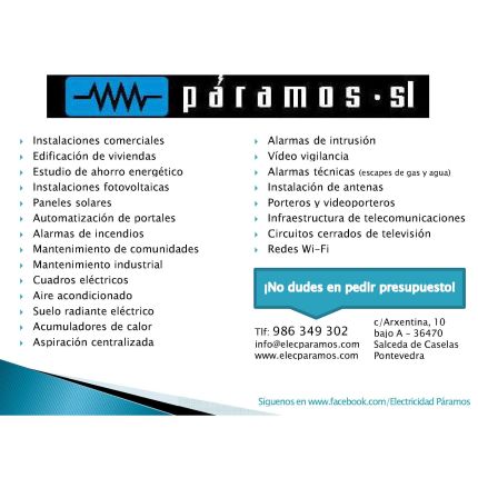 Logo od Electricidad Páramos S.l.